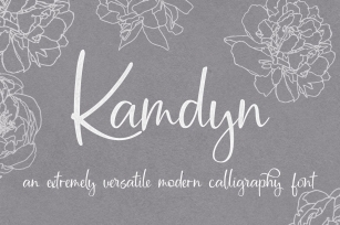 Kamdyn Calligraphy + Extras Font Download