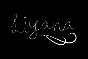 Liyana Handwritten Script Font Download