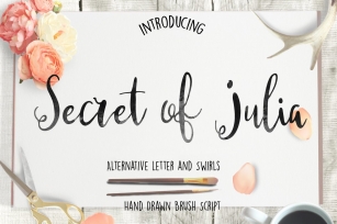 Secret of Julia Script Font Download
