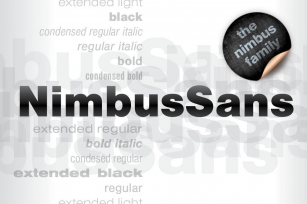 Nimbus Sans Volume with 23 Styles Font Download