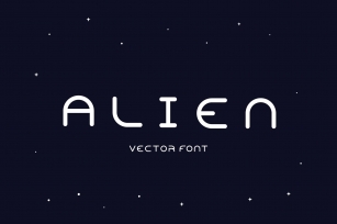 Vector. Alien Font Download