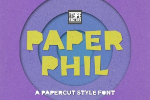 Paper Phil craft font +FREE TEXTURES Font Download