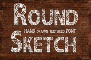 Round Sketch font Font Download