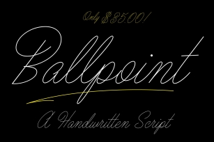 Ballpoint Script Font Download