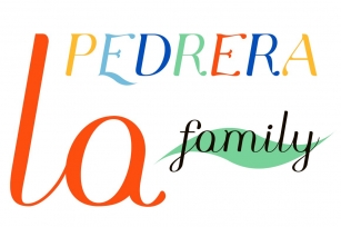 Pedrera family Font Download