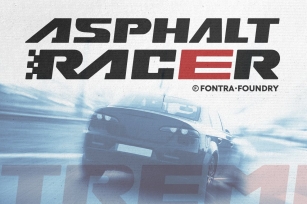 Asphalt Racer font Font Download