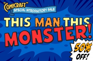 This Man This Monster Font Download