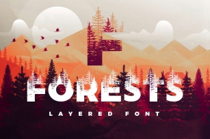 Forests Layered Font Download