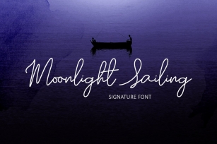Moonlight Sailing Script Font Download