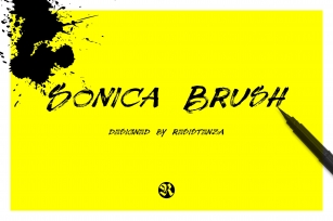 Sonica Brush 50% off Font Download
