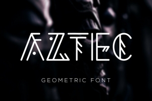 Aztec Geometric Font Download