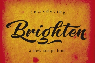 Brighten Round Italic Font Download