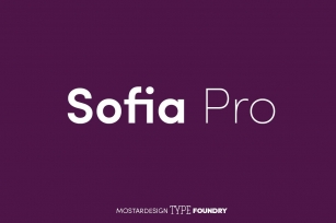 Sofia Pro Complete (16 fonts) Font Download