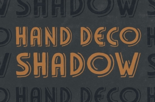 HandDeco Shadow Font Download