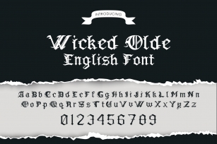 Wicked Olde English Font Download