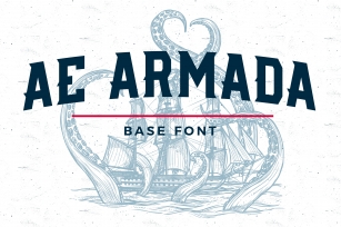 AE Armada Base Font Download