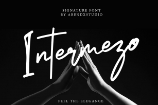 Intermezo Signature Font Download