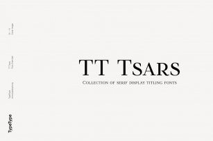 TT Tsars Font Download