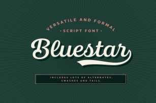 Bluestar Italic Font Download