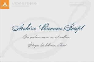 Archive Penman Script Font Download