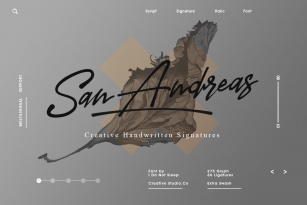 San Andreas (Signature) Font Download