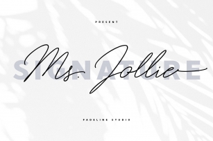Ms. Jollie Signature Font Download