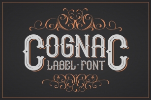 Cognac. for label Font Download