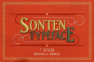 Sonten Typeface Font Download
