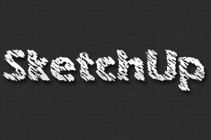 Sketchup Typeface Font Download