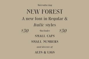 New Forest Font Download