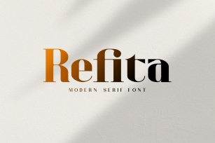 Refita. Modern Serif Font Download