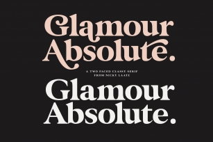 Glamour Absolute Modern/Vintage Font Download