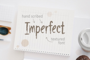 Imperfect Hand Script Textured Font Download