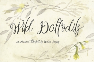 Wild Daffodils Script Font Download