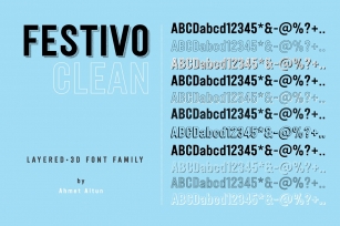 Festivo Clean -80%OFF Font Download