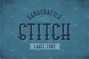 Stitch Vintage Label Typeface Font Download