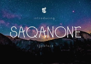 Saqanone Font Download