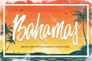 Bahamas Brush Font Download