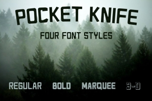 Pocket Knife Font Download
