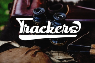 Trackers- Bold Script Font Download