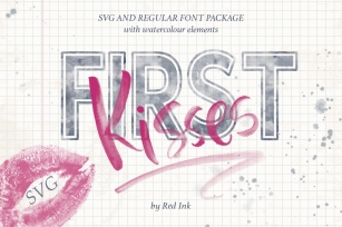 First Kisses. SVG Duo. Font Download