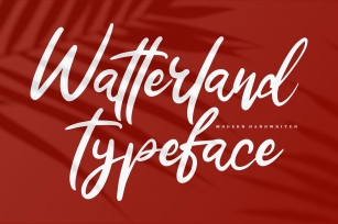 Watterland Font Download