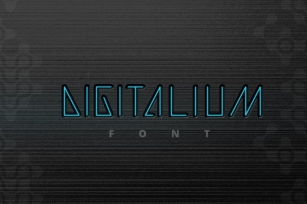 Digitalium Condensed Future Font Download