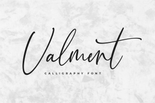 Valment Calligraphy Font Download