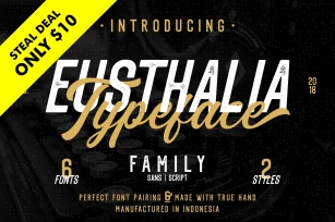 Eusthalia Typeface Family (6) Font Download