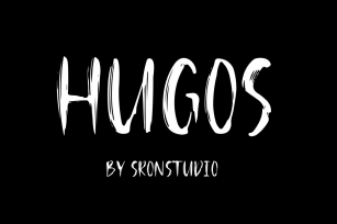 HUGOS- BRUSH FONT Font Download