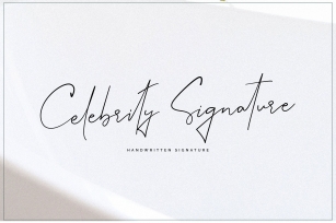 Celebrity Signature Font Download