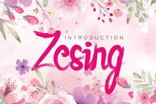 Zesing Font Download