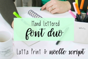 Hand Lettered Duo Font Download