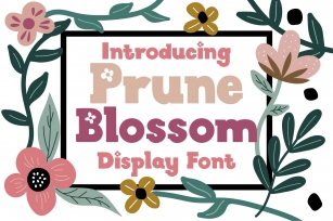 Prune Blossom Font Download